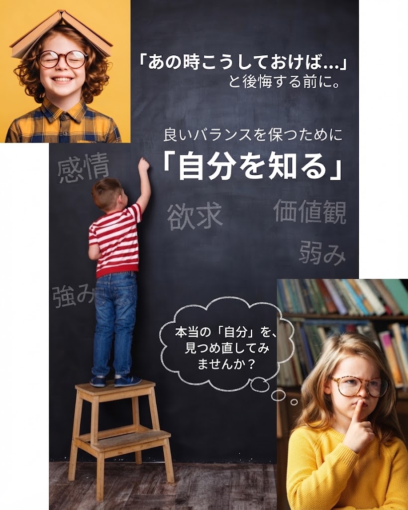 「あの時こうしておけば…」と後悔する前に。 1 「あの時こうしておけば…」と後悔する前に。